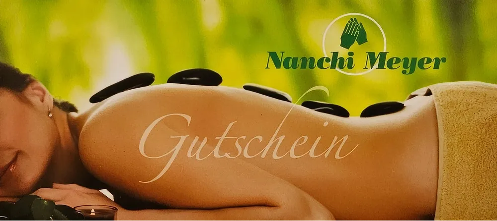 Abbildung eines Gutscheins für Nanchi Meyers Behandlungen
