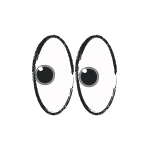 Illustration von zwei geöffneten Augen